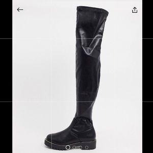never worn before ASOS thigh high boots